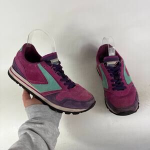 Brooks Heritage Chariot Running Sneakers Women's 9 Berry Suede Lace-Up Shoes
